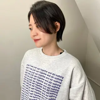 ショート カラー パーマ ヘアアレンジ 🌼memoto 東三国店🌼のマツエク・マツパデザイン