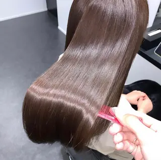 ロング カラー トレンド韓国ヘア 🇰🇷のんのヘアスタイル