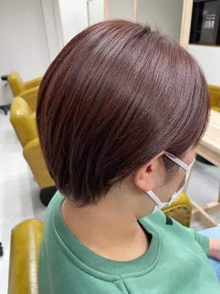 ショート カラー 大内 カオリのヘアスタイル