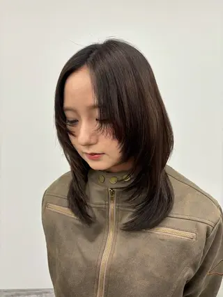 ミディアム カラー MYRTLE Mifūのヘアスタイル