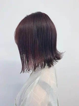 ショート カラー 色白に見える暗髪 梅田・増田のヘアスタイル