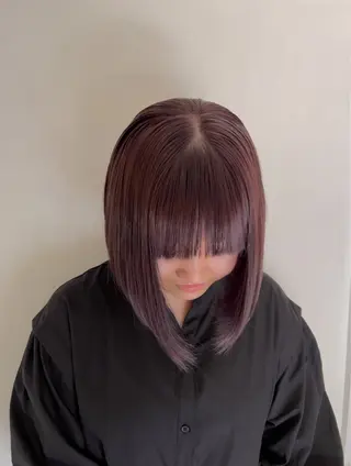 ショート カラー パーマ/ボブ /レイヤー チヒロのヘアスタイル