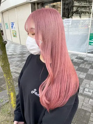 ロング AIRI🌸 ブリーチカラー🎀のヘアスタイル