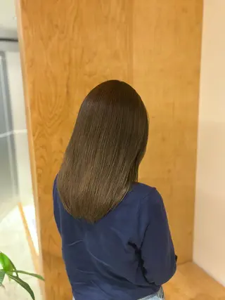 カラー オリーブヘア🫒/ ハイライト/志賀のヘアスタイル
