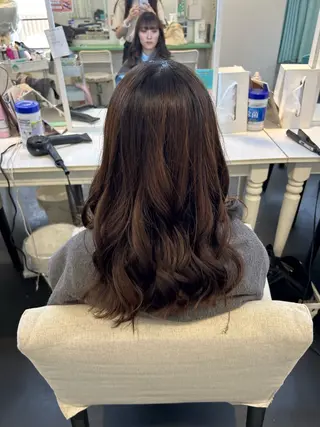 セミロング Hair&make Mars+所属・Mars+ RISAのヘアスタイル