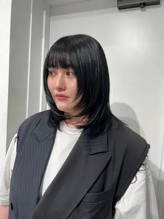 ミディアム カラー HARU//原宿🤍 リピート率NO.1のヘアスタイル
