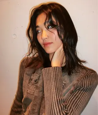 セミロング カラー ヘアアレンジ luxe所属・luxe表参道 Aoiのヘアスタイル