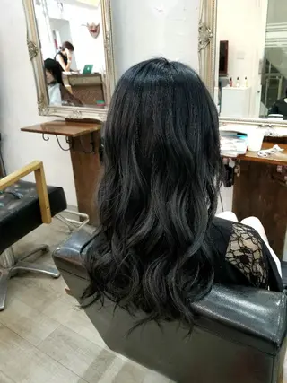 セミロング カラー bathair  所属・bathair 持田侑祐のヘアスタイル