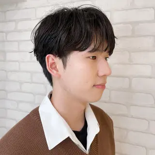 ショート パーマ メンズ abilita AZUSAのヘアスタイル