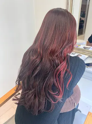 ロング カラー soi 🩵AYAKOのヘアスタイル