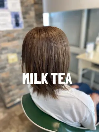 ミディアム カラー デザインカラー髪質 改善Lilithのその他イメージ