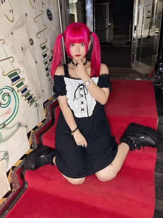 セミロング カラー ヘアアレンジ haco+所属・🌈派手髪エクステ ブレイズ🌈ひろとのヘアスタイル