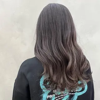 ロング カラー 🤍髪質改善➕透明感 カラー🤍川上葵のヘアスタイル