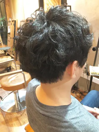 ショート パーマ La fith hair swag所属・山村 直哉のヘアスタイル