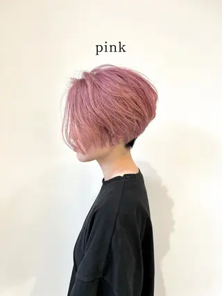 ショート カラー ショートヘアカラー 山本のヘアスタイル