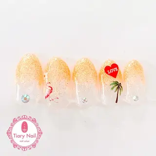 ネイル 💗🪽Tiary Nail🪽💗のネイルデザイン
