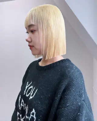 ミディアム カラー 🧡色落ちまで2度綺 麗なカラー🧡ヨシキのヘアスタイル