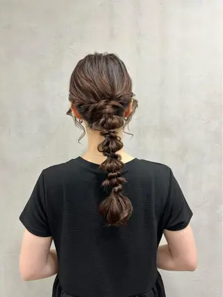 ロング ヘアアレンジ 🫧tomoka 透明感カラー🫧のヘアスタイル