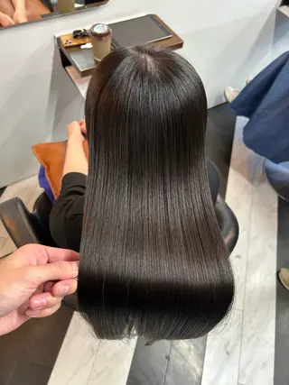 ロング カラー パーマ 圧倒的髪質改善 ✂︎飯島悠介のヘアスタイル