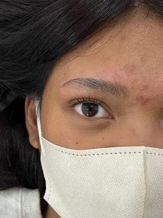 マツエク・マツパ アイブロウ ミントラッシュ　　八王子店所属・. 𝗬𝗨のマツエク・マツパデザイン