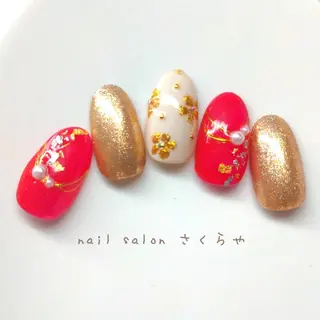 ネイル さくらや❤ パラジェル使用のネイルデザイン