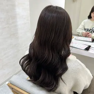 セミロング カラー ヘアアレンジ 髪質改善&艶感カラー 🪄岡井美結のヘアスタイル