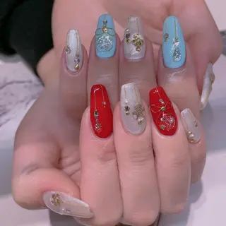 ネイル 長さだし専門店 M2 rikaのネイルデザイン