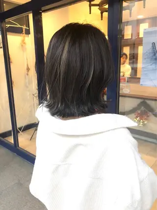 ショート カラー 大人透明感艶カラー 寺田稜のヘアスタイル