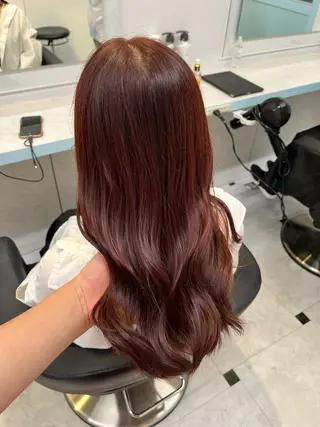 セミロング カラー ヘアアレンジ 愛されカラー🩷 はるなのヘアスタイル