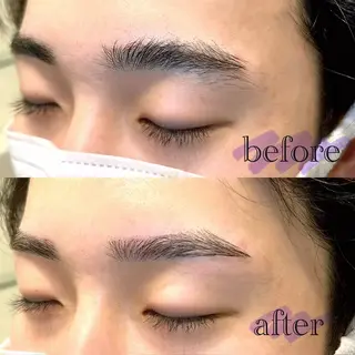 メンズ アイブロウ Eyelash Salon Blanc～まつげエクステと眉の専門美容室～名古屋パルコ店所属・名古屋PARCO 成澤遥香の眉毛・アイブロウイメージ