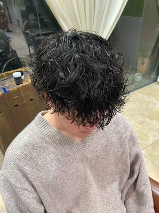 パーマ メンズ ✨店長 鈴木輝✨のヘアスタイル