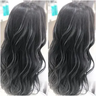 ロング カラー 全席個室　暖色カラー Zina松園優香🌸のヘアスタイル