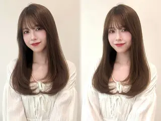 ロング hiyori /透明 感ピンク/ラベンダーのマツエク・マツパデザイン