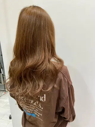 ロング 新宿/韓国ヘア 中明度カラー/かやのヘアスタイル