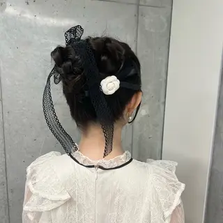 ヘアアレンジ りおな/エクステ /ミルクティーカラーのヘアスタイル