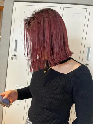 ミディアム カラー 【代表】 辻龍樹のヘアスタイル