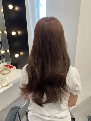 ロング しゅういち/赤み消し カラー特化のヘアスタイル