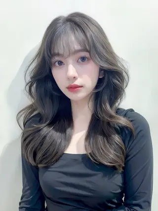 ロング カラー 新宿/髪質改善/ 縮毛矯正/松永ゆいのヘアスタイル