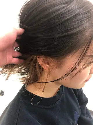 ショート カラー 渕向 克海のヘアスタイル