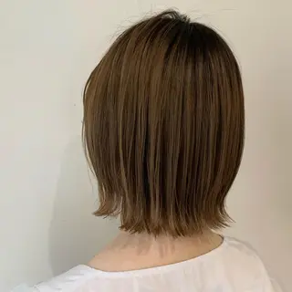 ミディアム 森山 佳小里/カラー /似合わせカットのヘアスタイル