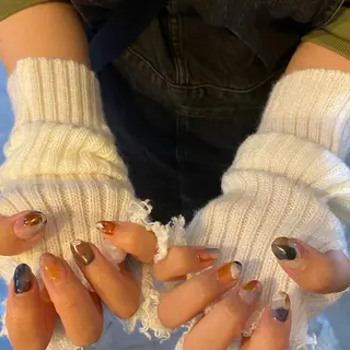 カラー ネイル scre as Etelのネイルデザイン