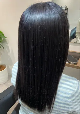 ロング カラー Le un所属・Leun（ルアン） 奥村綾菜のヘアスタイル