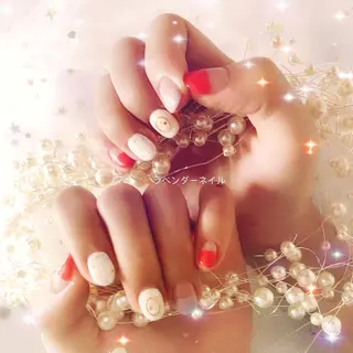 ネイル ラベンダー💖日暮里 ルル💖ネイルのネイルデザイン