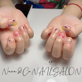 カラー ネイル C C🌼のネイルデザイン