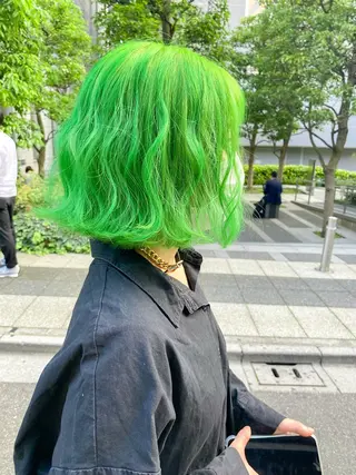 ミディアム カラー Chérie所属・Chérie 渋谷/カラーサロンのヘアスタイル