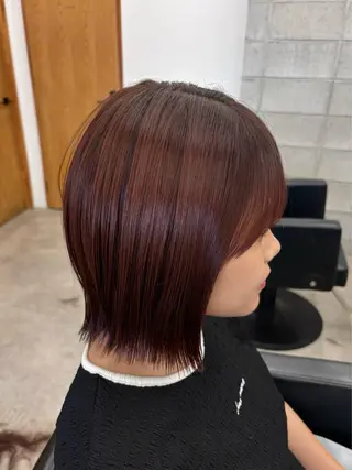 ミディアム カラー 松野 さくらのヘアスタイル