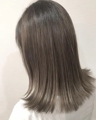 ミディアム カラー レイヤーカット匠 イソザキノリユキのヘアスタイル