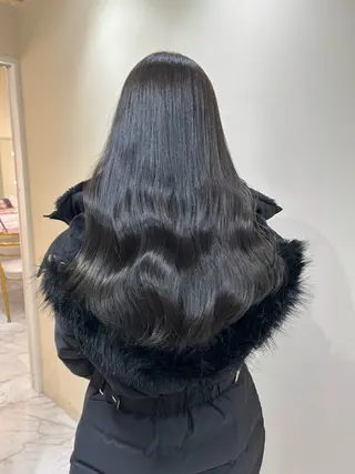 ロング カラー ヘアアレンジ maoブリーチ無し 似合わせカラーのヘアスタイル