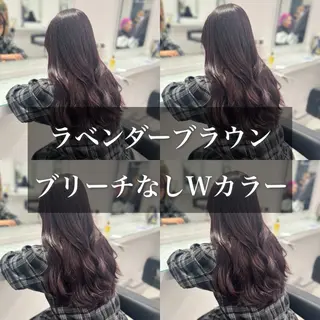 カラー ブリーチなし透明感 💗RYOTAのヘアスタイル