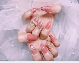 ネイル ラベンダー💖日暮里 ルル💖ネイルのネイルデザイン